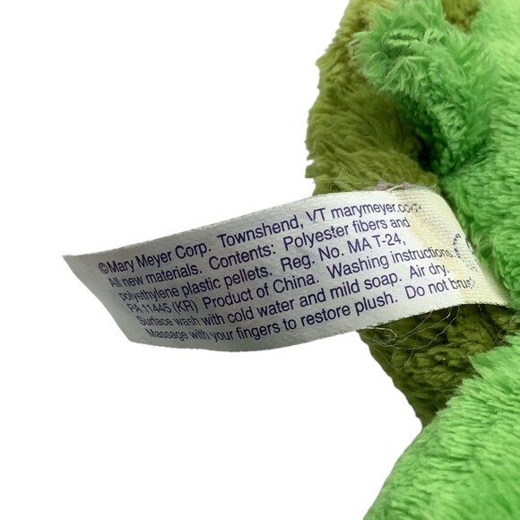 Mary Meyer Flip Flops Sea Turtle Green Plush Stuffed Animal 6.5” Hand Held - Picture 4 of 8